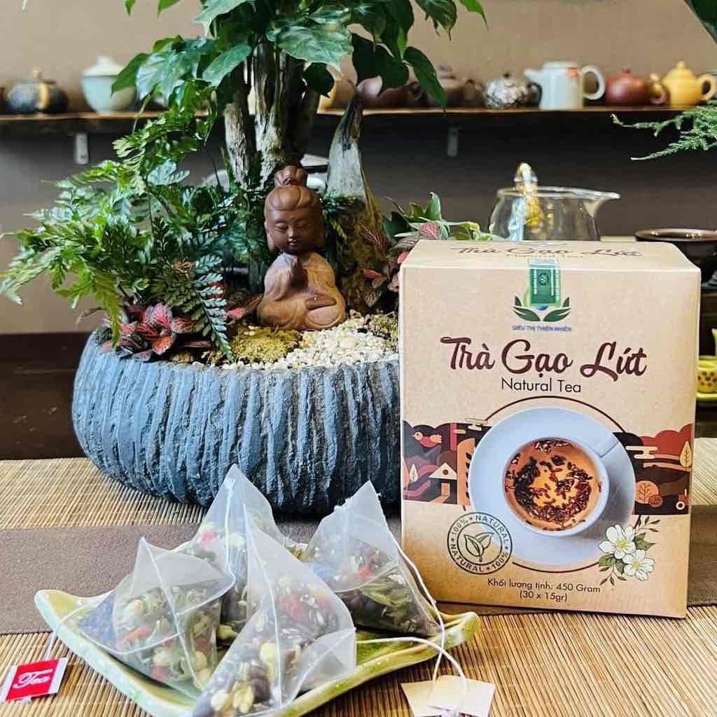 Trà Gạo Lứt 450g. Mua bán Đồ ăn, thực phẩm và các loại khác tại Quận 1 Tp Hồ Chí Minh được đăng bởi Nova Shop hình 1