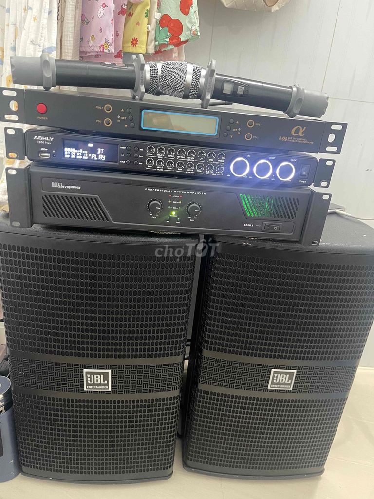 Dàn karaoke JBL ENTERTAINMEN T900 Plus Đen. Mua bán Tivi, Âm thanh tại Thị xã Bến Cát Bình Dương được đăng bởi Tuong Vy hình 1