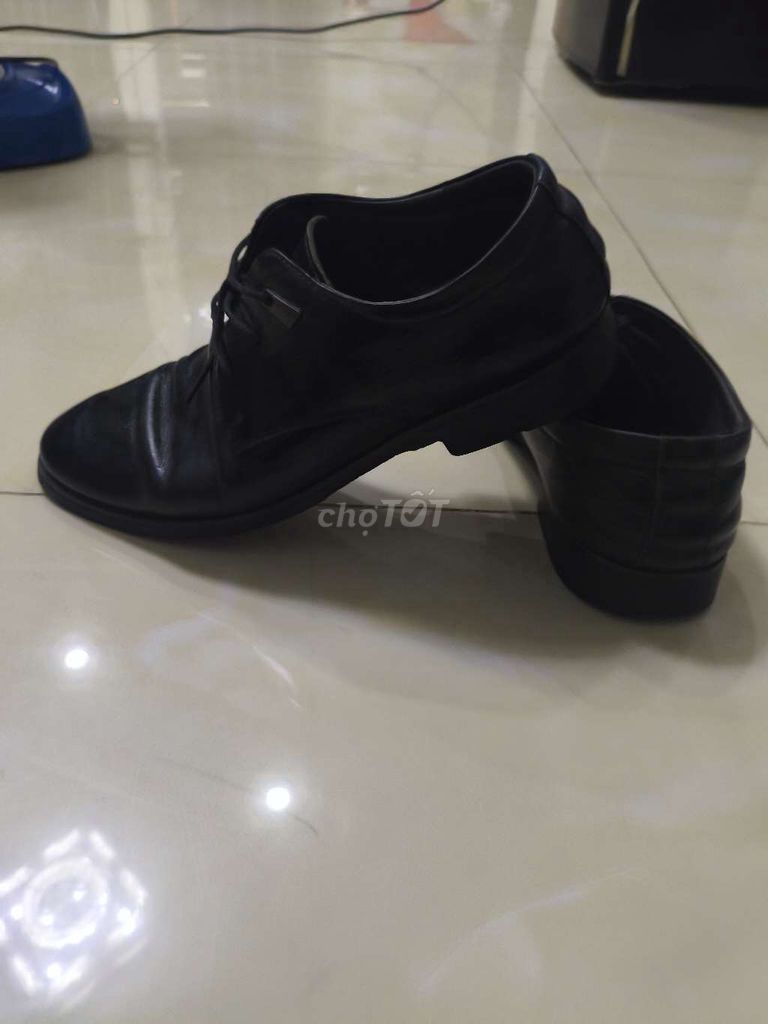 Giày da nam da mềm màu đen. Mua bán Giày dép tại Quận Gò Vấp Tp Hồ Chí Minh được đăng bởi Vũ Hán hình 1