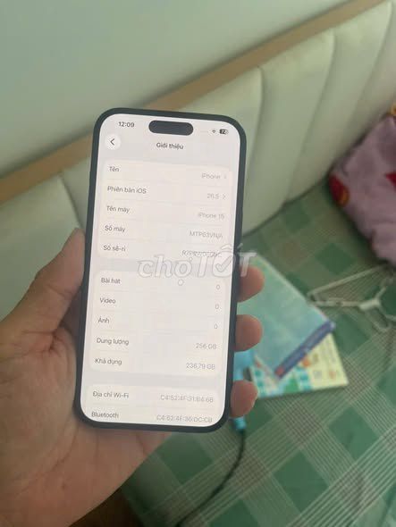 iPhone 15 256GB Đen. Mua bán Điện thoại tại Quận Tân Phú Tp Hồ Chí Minh được đăng bởi Hội Đồ Điện Tử hình 1