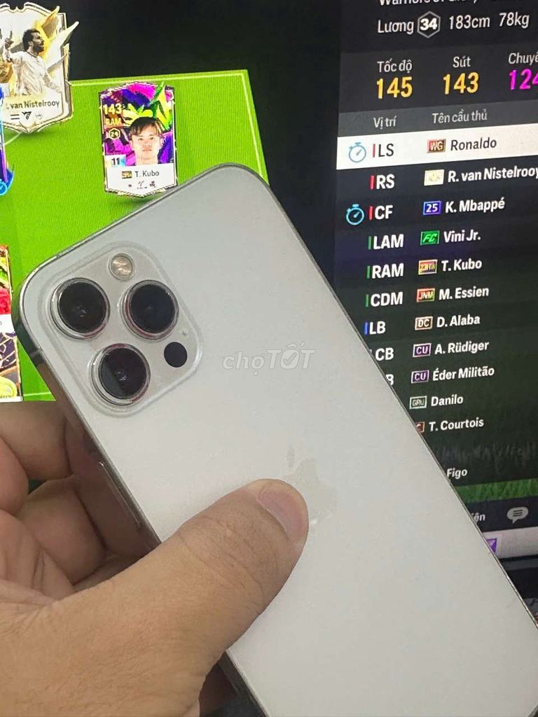 Apple iPhone 12 Pro Max 128GB Trắng Pin Thay Mới. Mua bán Điện thoại tại Huyện Hóc Môn Tp Hồ Chí Minh được đăng bởi Sand Store  hình 1