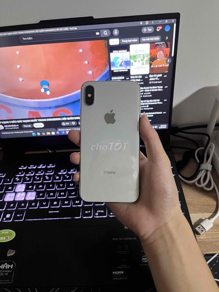 Apple iPhone X Trắng Quốc Tế. Mua bán Điện thoại tại Quận Ngũ Hành Sơn Đà Nẵng được đăng bởi Võ Trần Trung Phong hình 1