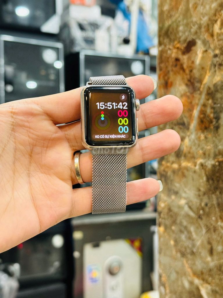 APPLE WATCH SERI 1 38MM ĐẸP 99% BẢN thép