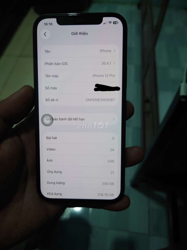 iPhone 12 Pro 256GB Xanh. Mua bán Điện thoại tại Thành phố Long Khánh Đồng Nai được đăng bởi vinh hình 1
