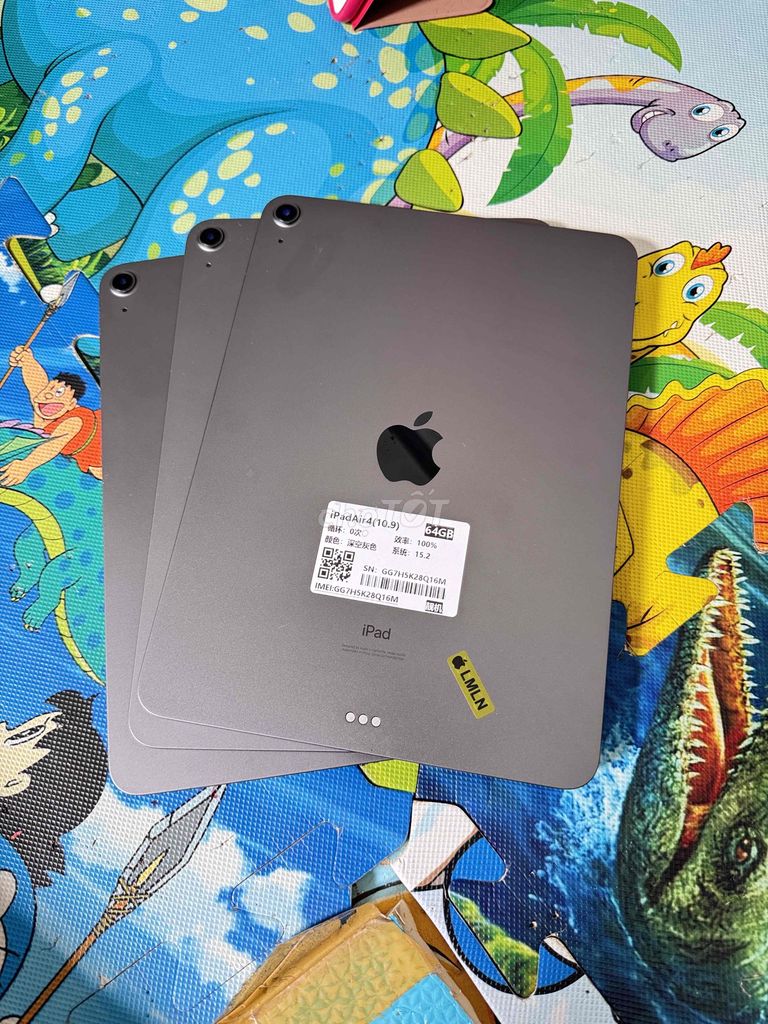 Apple iPad Air 4 Wifi Xám 64GB. Mua bán Máy tính bảng tại Thành phố Buôn Ma Thuột Đắk Lắk được đăng bởi ZinPhoneBMT 240 Quang Trung hình 1
