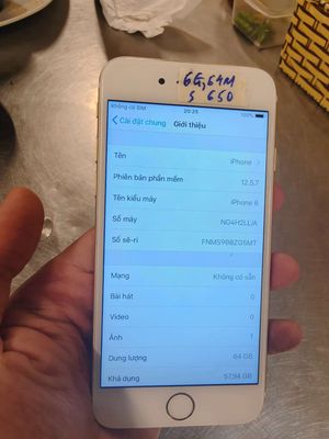 Iphone 6 64gb mất vân tay còn đẹp. Mua bán Điện thoại tại Thành phố Đà Lạt Lâm Đồng được đăng bởi Cát Thịnh Khôi