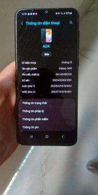Samsung Galaxy A04 64GB Đen 4GB