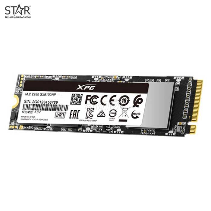 Ổ cứng SSD 256GB Adata SX8100NP M.2 NVMe PCIe. Mua bán Linh kiện (RAM, Card...) tại Huyện Trảng Bàng Tây Ninh được đăng bởi Khang hình 1