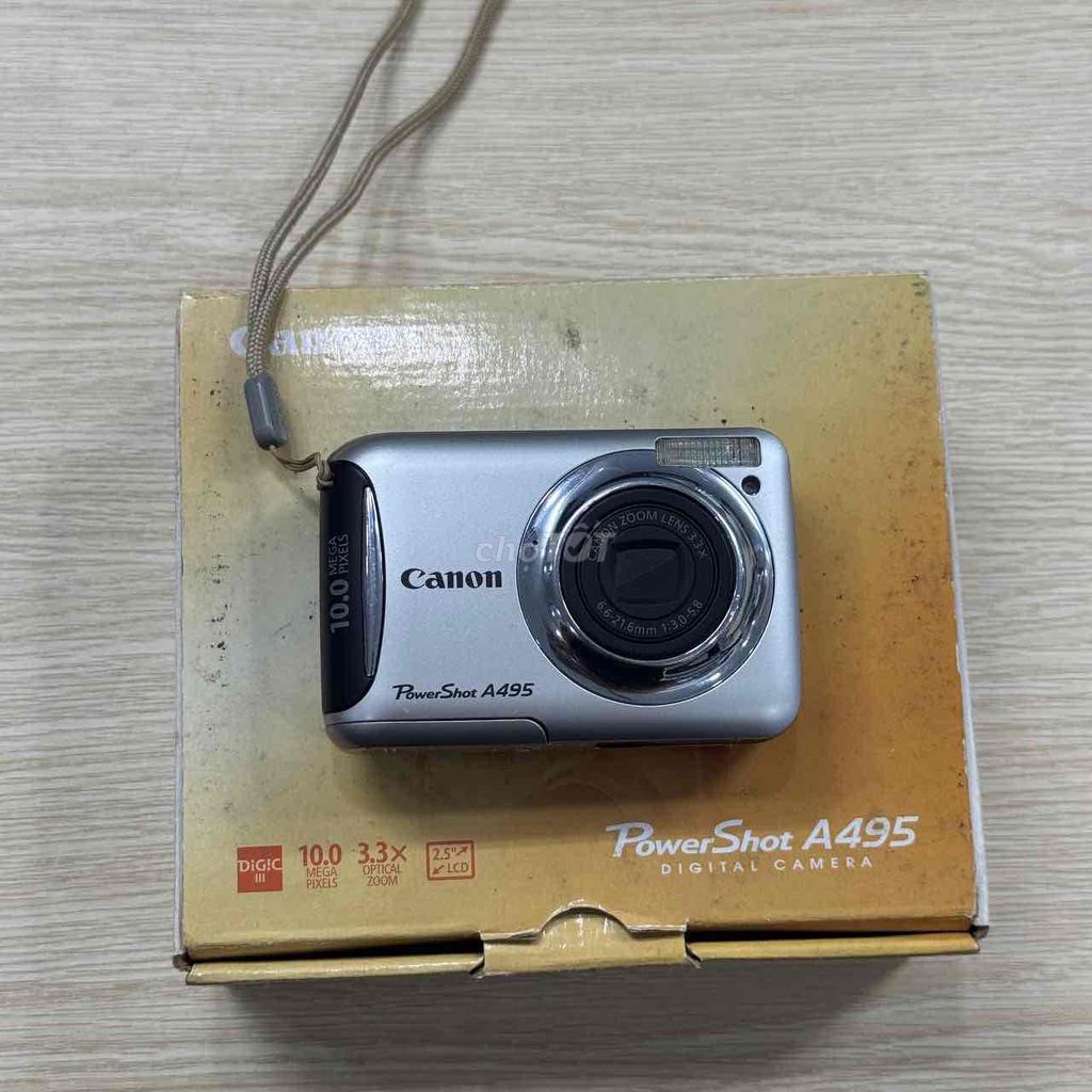 Máy ảnh Canon PowerShot A495 Bạc. Mua bán Máy ảnh, Máy quay tại Quận 5 Tp Hồ Chí Minh được đăng bởi Phan Thế Phong  hình 1