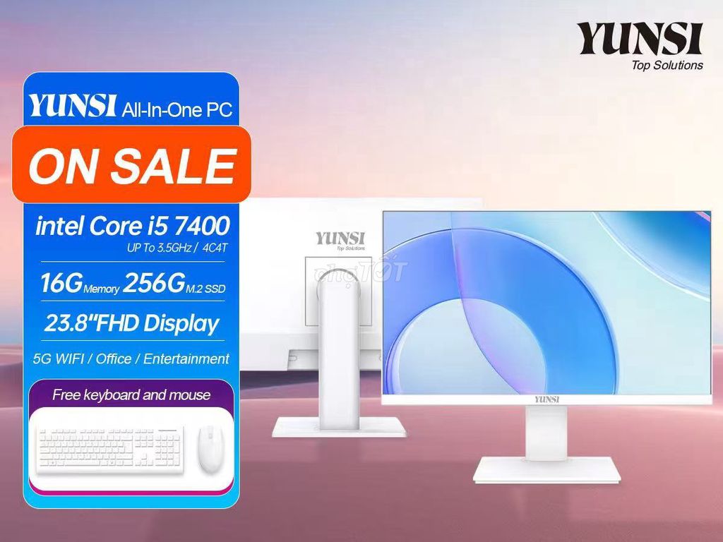 YUNSI i5 7400 16GB/256GB 23.8 inch. Mua bán Máy tính để bàn tại Quận Nam Từ Liêm Hà Nội được đăng bởi ngocduy lau hình 1