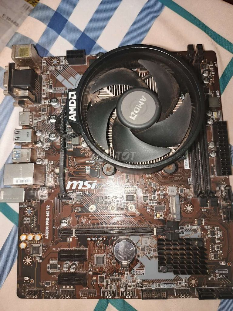 MSI A320M PRO-M2 V2 CPU AMD Ryzen 3 2200G. Mua bán Linh kiện (RAM, Card...) tại Thành phố Long Xuyên An Giang được đăng bởi Thanh Nguyễn hình 1