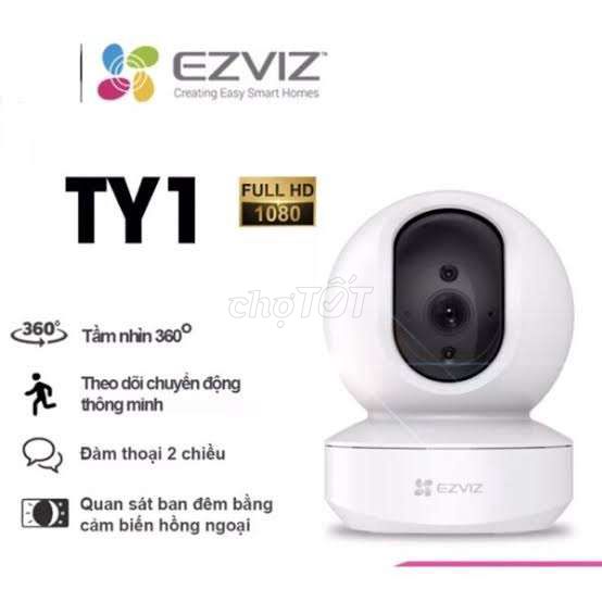 Camera an ninh EZVIZ TY1 Trắng. Mua bán Máy ảnh, Máy quay tại Thành phố Thủ Đức Tp Hồ Chí Minh được đăng bởi Phong Giải Pháp Cntt hình 1