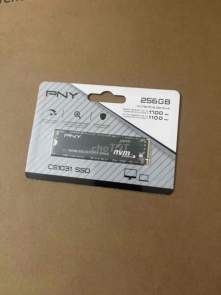 Ổ cứng SSD PNY CS1031 NVMe PCIe Gen3 x4 256GB. Mua bán Linh kiện (RAM, Card...) tại undefined undefined được đăng bởi HẢI ANH hình 1