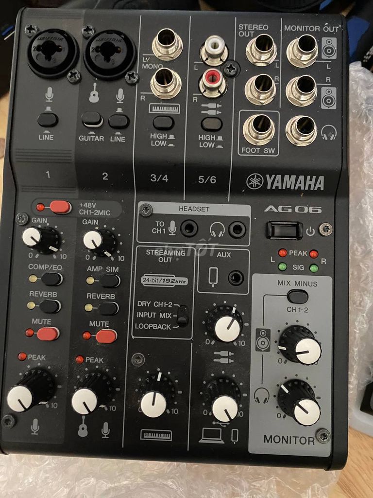 Mixer live treaming Yamaha  Ag06 keng Nhật cần bán. Mua bán Tivi, Âm thanh tại Huyện Trà Ôn Vĩnh Long được đăng bởi maximura hình 1