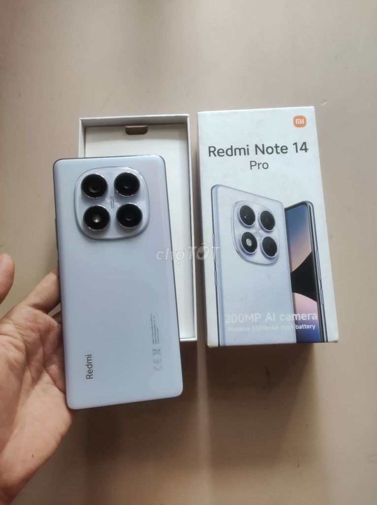 Xiaomi Redmi Note 14 Pro 256GB Trắng. Mua bán Điện thoại tại Thành phố Dĩ An Bình Dương được đăng bởi Nguyễn Đình Hưng hình 1