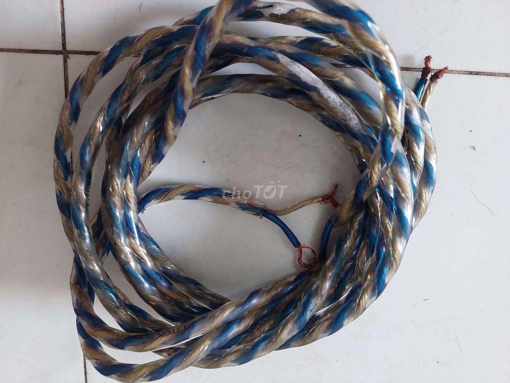 Dây loa Đồng 1.5m Xanh, Vàng. Mua bán Tivi, Âm thanh tại Huyện Bình Chánh Tp Hồ Chí Minh được đăng bởi Le va loa amply bãi hình 1
