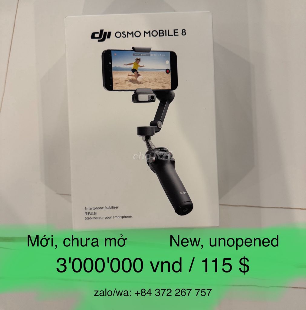 Gimbal DJI Osmo Mobile 8 Đen. Mua bán Phụ kiện (Màn hình, Chuột...) tại Huyện Long Điền Bà Rịa - Vũng Tàu được đăng bởi VyaKon hình 1