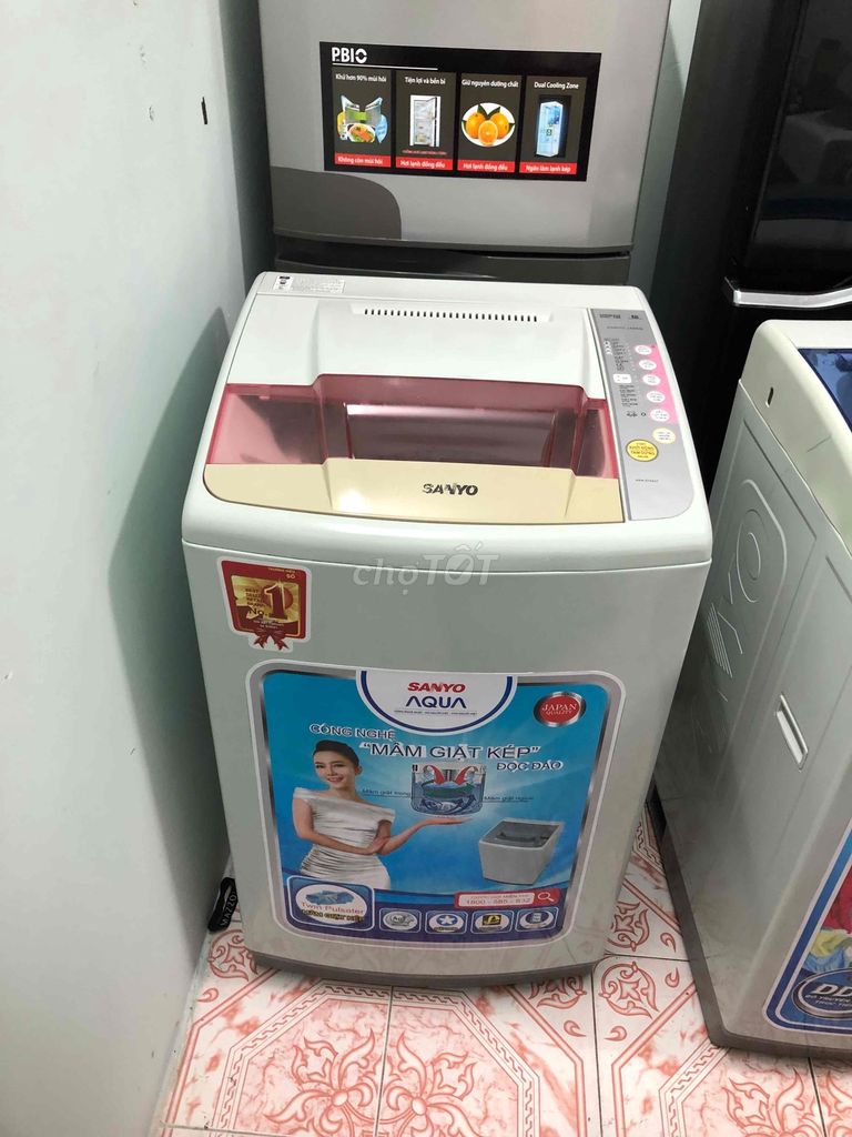 Thanh lý máy giặt Sanyo 7kg chạy tốt, có BH