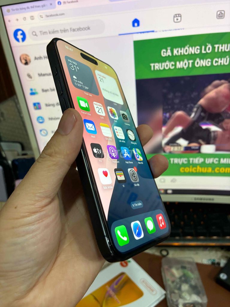 iPhone 15 Pro Max 256GB lock sof olet. Mua bán Điện thoại tại Quận Lê Chân Hải Phòng được đăng bởi hoang anh hình 1
