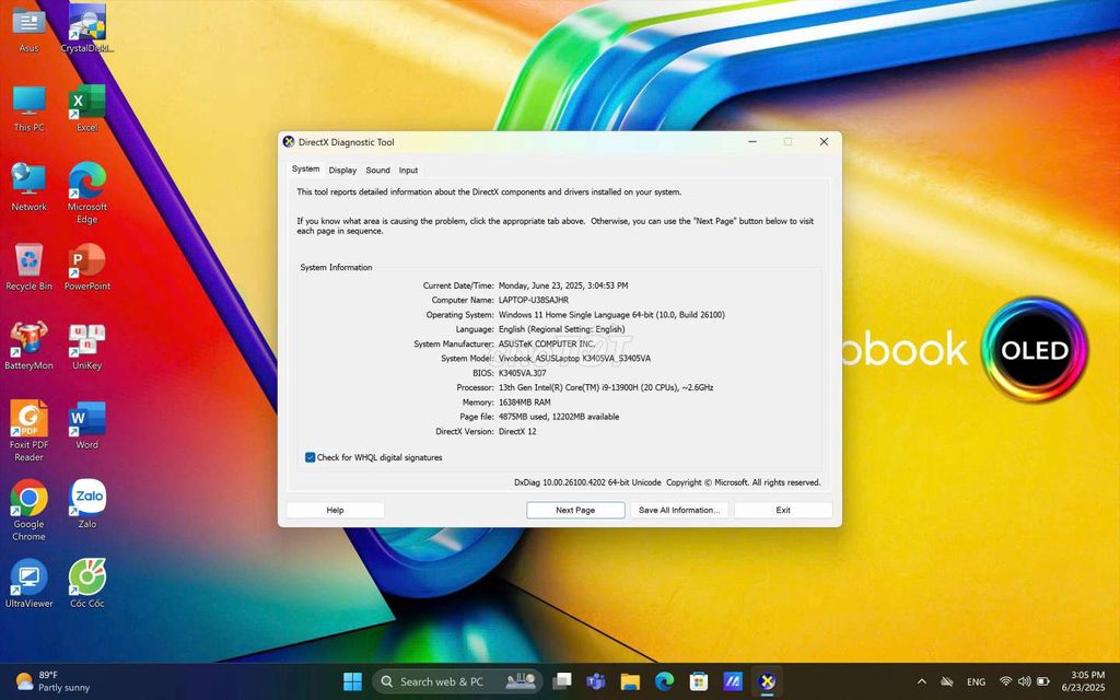 Cần bán Asus Vivobook 14X OLED giá tốt BH hãng.
