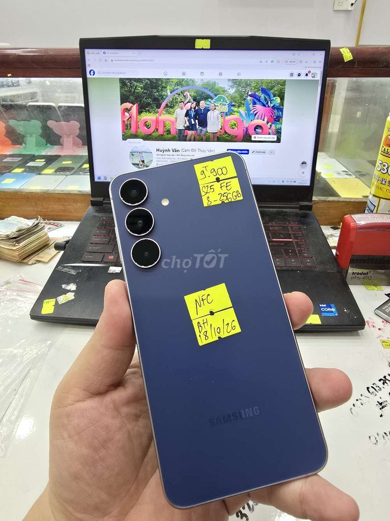 Samsung S25 FE 5G 256GB Xám. Mua bán Điện thoại tại Thành phố Long Xuyên An Giang được đăng bởi Facebook Cầm Đồ Thúy Vân hình 1