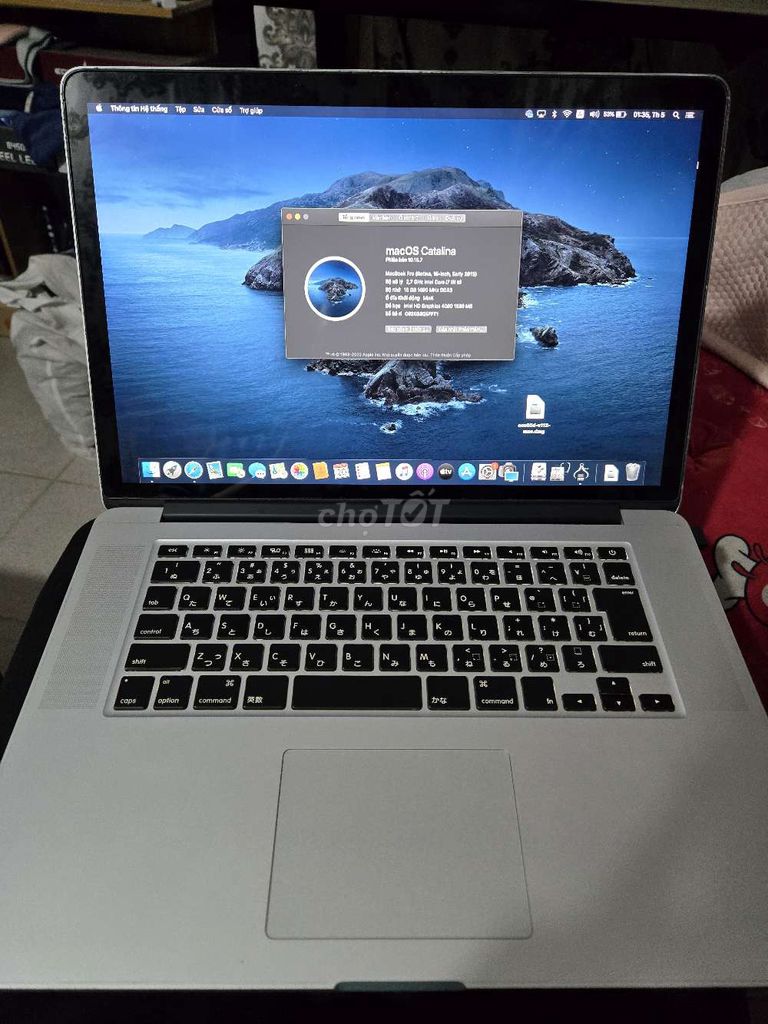 Apple MacBook Pro 2013 bản Nhật i7/16GB/512GB Bạc. Mua bán Laptop tại Quận Hải Châu Đà Nẵng được đăng bởi Công Minh hình 1