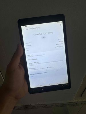 Cần Bán Tab A 8.0 Nguyên Cây Bể Kính. Mua bán Máy tính bảng tại Quận 8 Tp Hồ Chí Minh được đăng bởi Sang Máy Cỏ