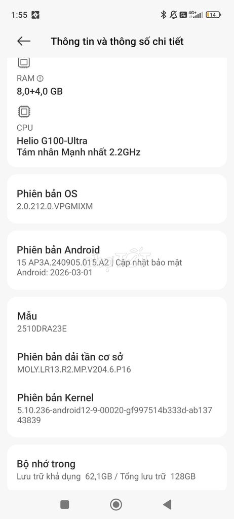 Xiaomi Redmi Note 15 8GB/128GB Helio G100-Ultra. Mua bán Điện thoại tại Thành phố Hạ Long Quảng Ninh được đăng bởi Lê Đức Tùng  hình 1