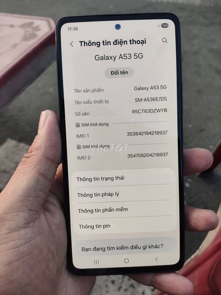 Samsung A53 5G Đen 120Hz. Mua bán Điện thoại tại Quận Bình Thạnh Tp Hồ Chí Minh được đăng bởi Hội Đồ Điện Tử hình 1