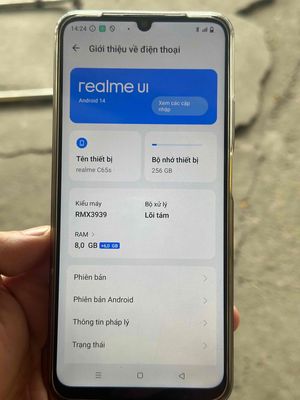 realme C65S 8/256 như mới còn bảo hành 11 tháng