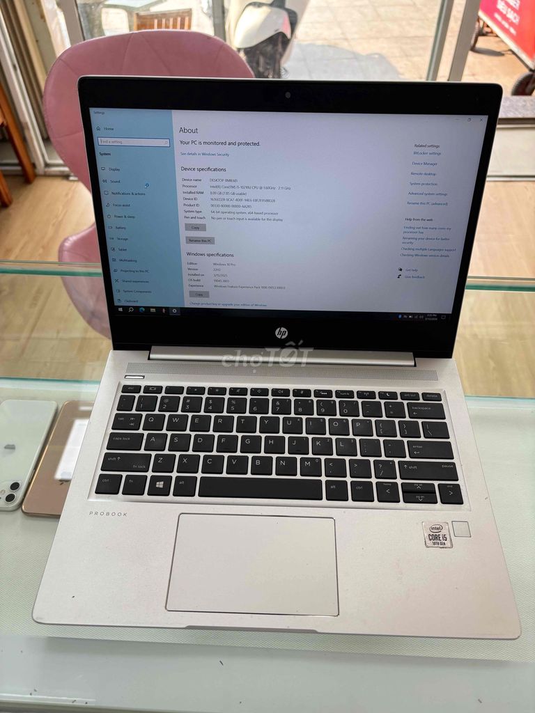 HP ProBook i5-10210U 14 inch 8GB/256GB. Mua bán Laptop tại Huyện Gò Dầu Tây Ninh được đăng bởi Bùi Thế Anh hình 1