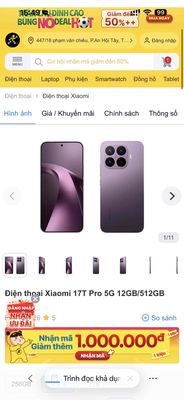 Xiaomi 17T Pro 5G 512GB NewSeal, BH 2 Năm