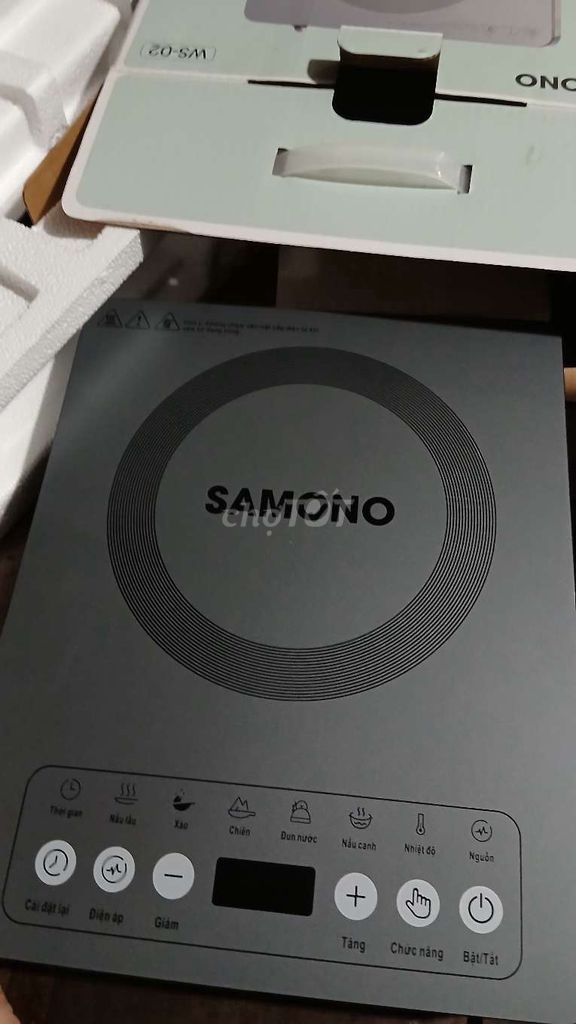 Bếp điện từ Samono WS-02 Xám 2000W. Mua bán Bếp, lò, đồ điện nhà bếp tại Huyện Càng Long Trà Vinh được đăng bởi Như  Ý hình 1