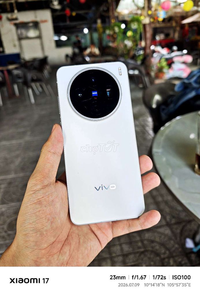 Vivo X200s 12/256 fullbox nguyên zin sạc 106 lần. Mua bán Điện thoại tại Thành phố Vĩnh Long Vĩnh Long được đăng bởi Cường VL hình 1