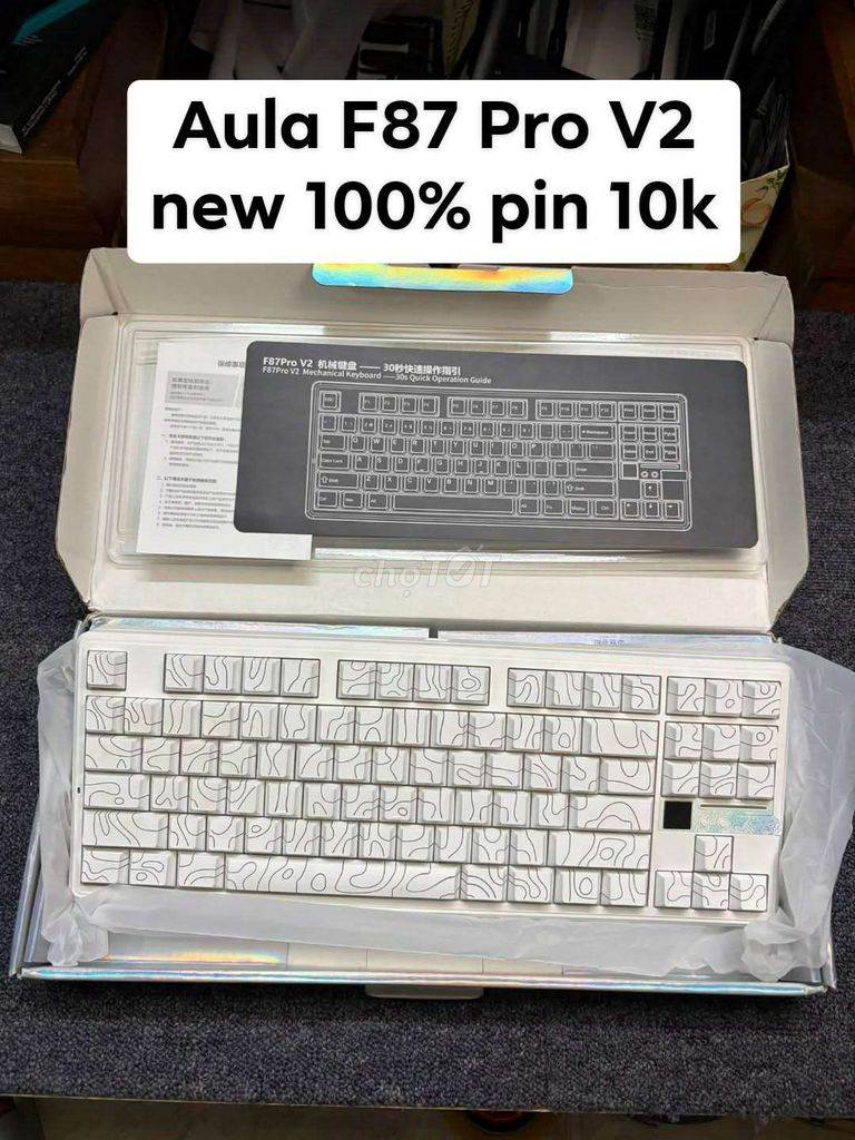 Bàn phím cơ Aula F87 Pro V2 Trắng Mới 100%. Mua bán Phụ kiện (Màn hình, Chuột...) tại Quận Thốt Nốt Cần Thơ được đăng bởi A Chí hình 1