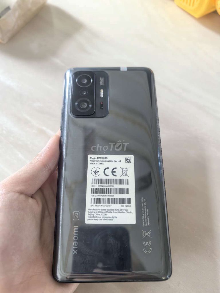 Xiaomi 11T 5G 128GB Đen. Mua bán Điện thoại tại Huyện Thuỷ Nguyên Hải Phòng được đăng bởi Hằng Lê hình 1
