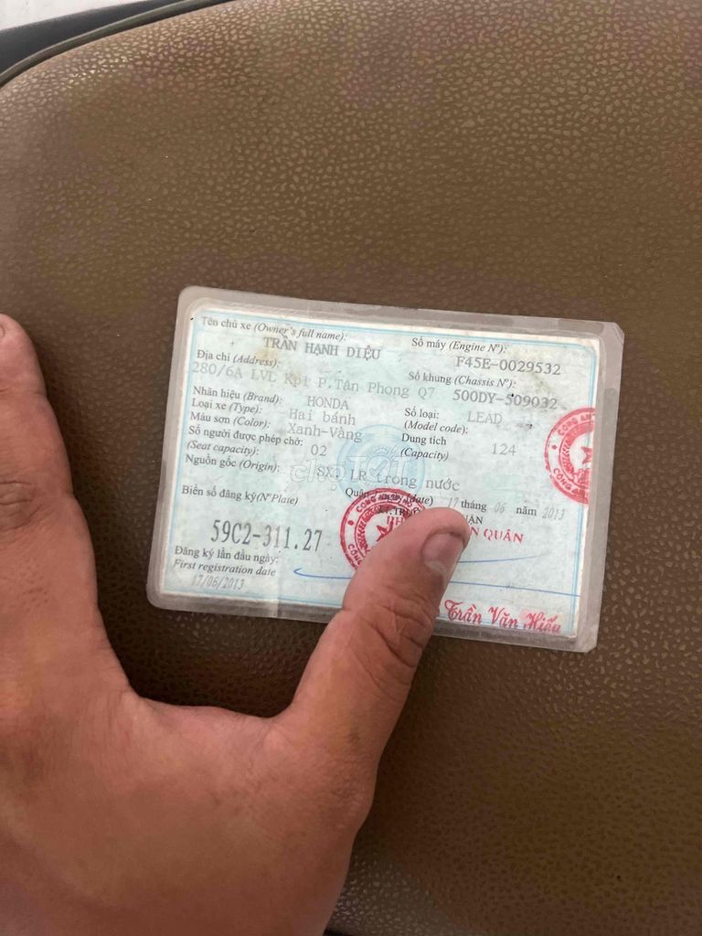 Cần Thanh Lý Lead 2013 - zin Nguyên Chất - Bstp. Mua bán Xe máy tại Quận Bình Tân Tp Hồ Chí Minh được đăng bởi Xe Máy Giá Rẻ SG  hình 14