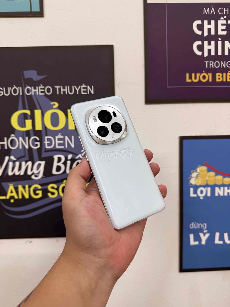 Honor Magic 6 Pro 256GB Trắng. Mua bán Điện thoại tại Quận Đống Đa Hà Nội được đăng bởi  HT Mobie Trả góp nợ xáu bao duyệt hình 1
