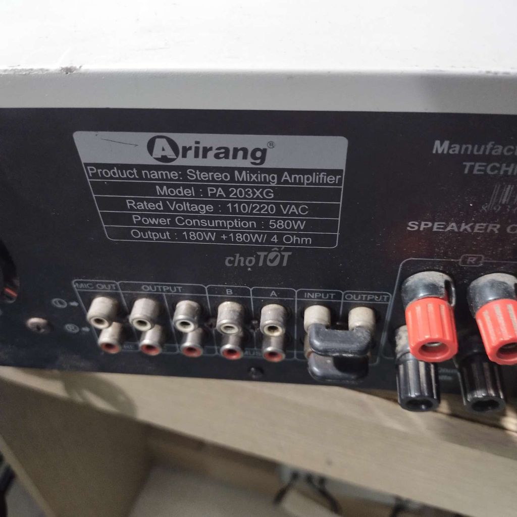 Amply Arirang 203xg. Mua bán Tivi, Âm thanh tại Thành phố Thủ Đức Tp Hồ Chí Minh được đăng bởi Phước Thịnh  hình 4