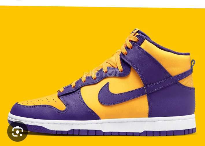 Giày nike dunk high Lakers