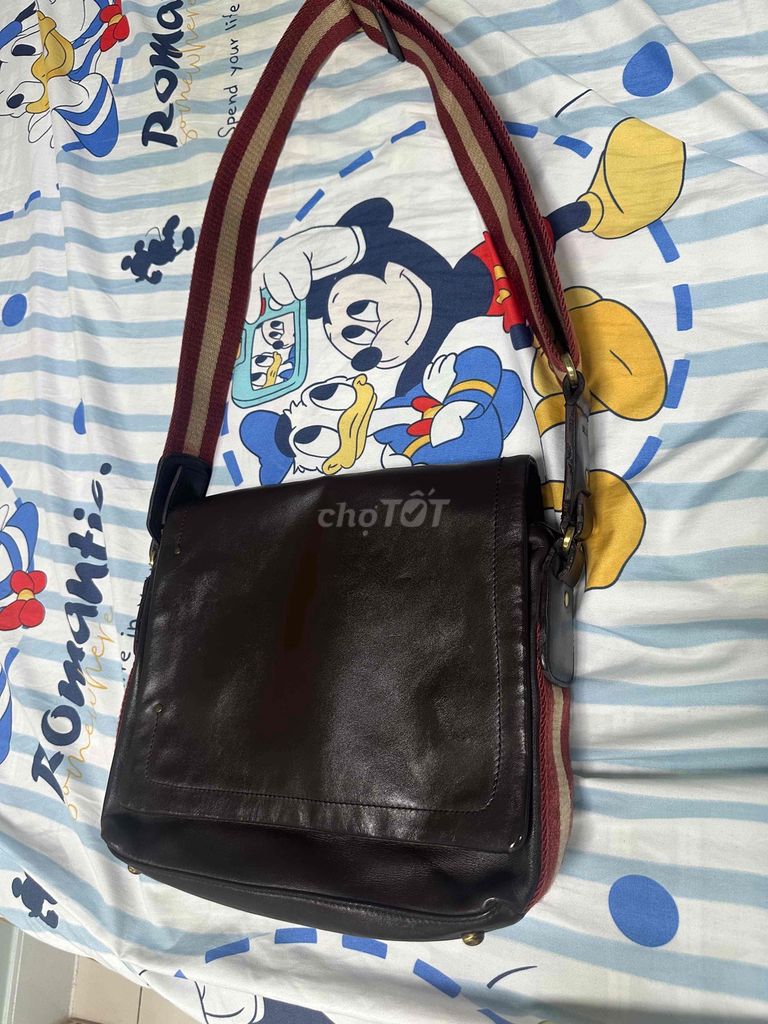 Túi đeo chéo Bally da thật Nam. Mua bán Túi xách tại Quận Gò Vấp Tp Hồ Chí Minh được đăng bởi Lephong hình 1