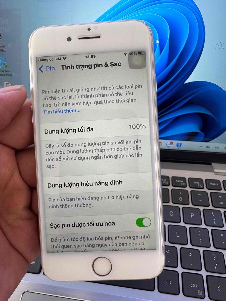Apple iPhone 8 64GB Trắng Đã dùng. Mua bán Điện thoại tại Quận 6 Tp Hồ Chí Minh được đăng bởi QUỐC THIÊN BÁN GÓP 0 ĐỒNG  hình 1