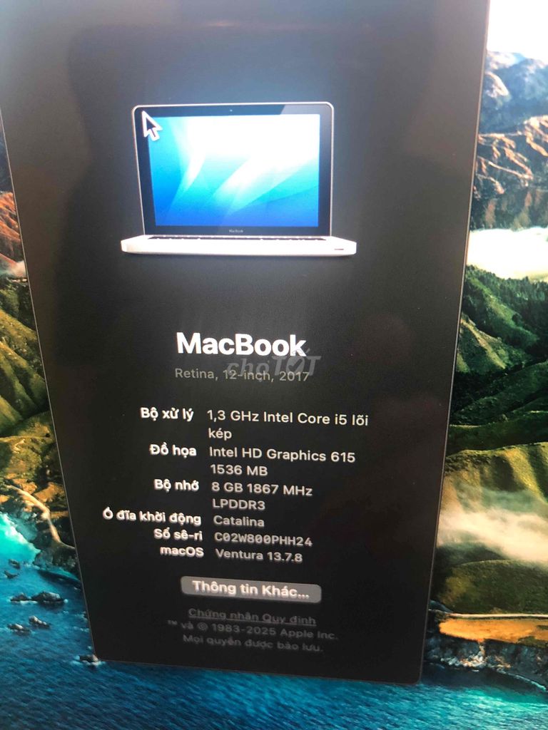 Apple MacBook Retina 12-inch 2017 i5 8GB/512GBgold. Mua bán Laptop tại Huyện Hoài Đức Hà Nội được đăng bởi nhung nguyễn hình 1