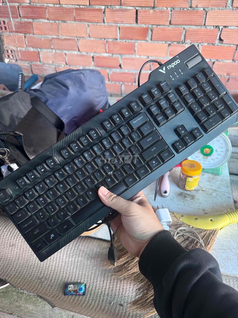 Bàn phím Rapoo V50S Đen có ĐÈN LED. Mua bán Phụ kiện (Màn hình, Chuột...) tại Thành phố Tân An Long An được đăng bởi Tân Tân hình 1