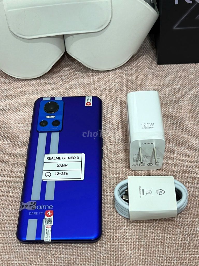 Realme GT Neo 3 5G 12/256 Xanh sạc 120w vooc COD. Mua bán Điện thoại tại Quận Hoàng Mai Hà Nội được đăng bởi Trần Ngọc Hiếu hình 1