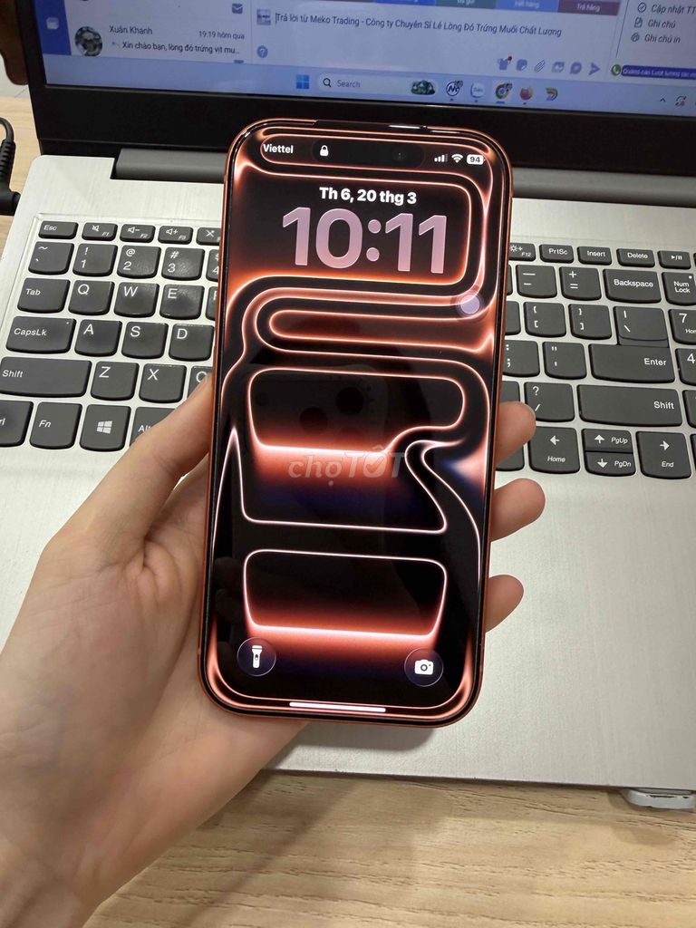 Apple iPhone 17 Pro 256GB Cam Vn/A. Mua bán Điện thoại tại Quận Cái Răng Cần Thơ được đăng bởi Bích Tuyền hình 1