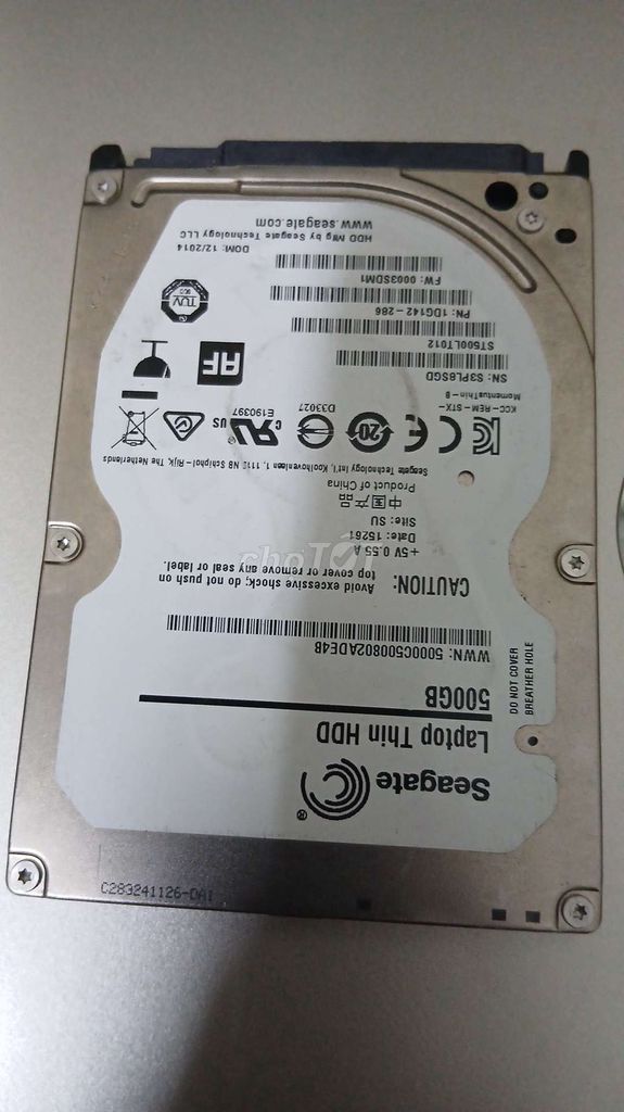Ổ cứng HDD láp tốp Seagate 500GB  và ổ cứng  1TB. Mua bán Linh kiện (RAM, Card...) tại Huyện Vĩnh Tường Vĩnh Phúc được đăng bởi Nguyễn Hà hình 1
