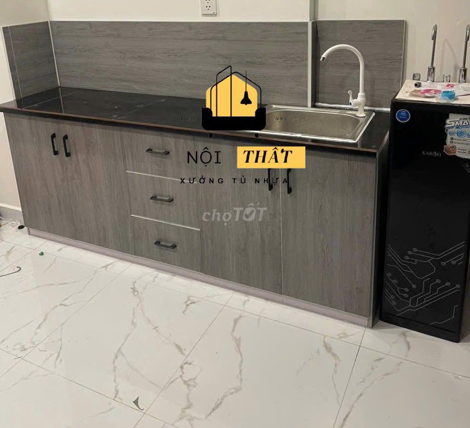 Tủ bếp Nhựa Đài Loan Tủ bếp nhựa Tủ bếp nhựa . Mua bán Tủ, kệ gia đình tại Quận Tân Phú Tp Hồ Chí Minh được đăng bởi Cửa Hàng Nội Thất hình 1