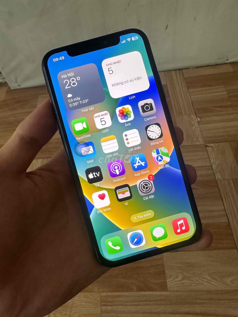 Apple iPhone X 64GB Đen Đã sử dụng. Mua bán Điện thoại tại Huyện Long Hồ Vĩnh Long được đăng bởi Nguyễn Bảo hình 1