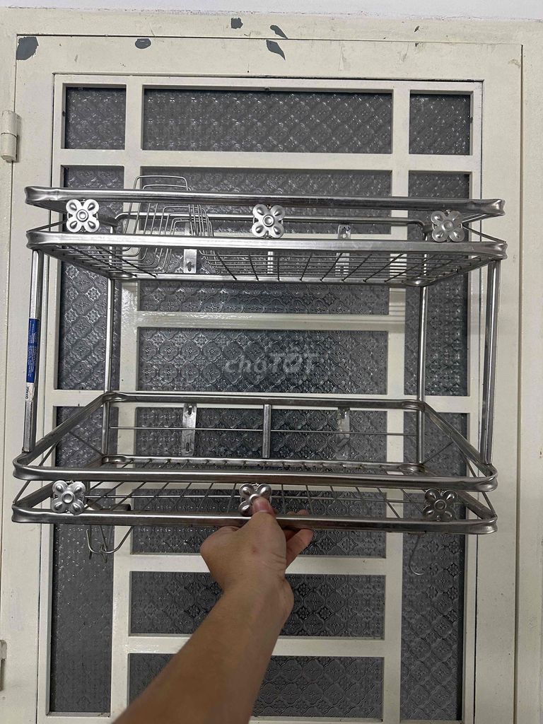 Kệ chén Inox treo tường Bạc. Mua bán Nội thất, đồ gia dụng khác tại Quận Ninh Kiều Cần Thơ được đăng bởi Trương Hữu Bằng hình 1
